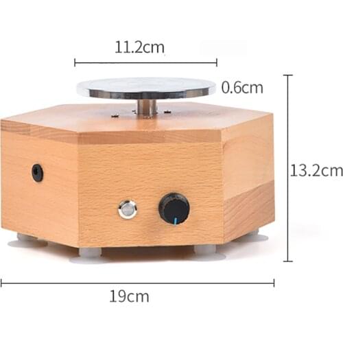DC12V DIY Rechargeable Mini Ceramic Art Production Machine Clay Making Pottery Machine