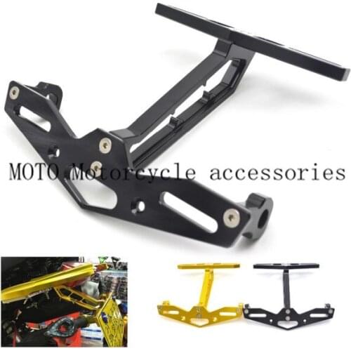 Motorcycle license plate frame equipped with steering lamp license plate For Honda MSX125 MSX300 MSX 125 MSX 300 MSX125 300 CNC