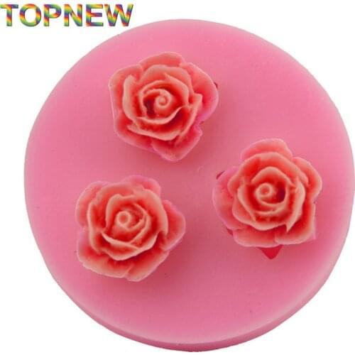 Rose silicone mold fondant Cake molds DIY sugar craft tools 2252