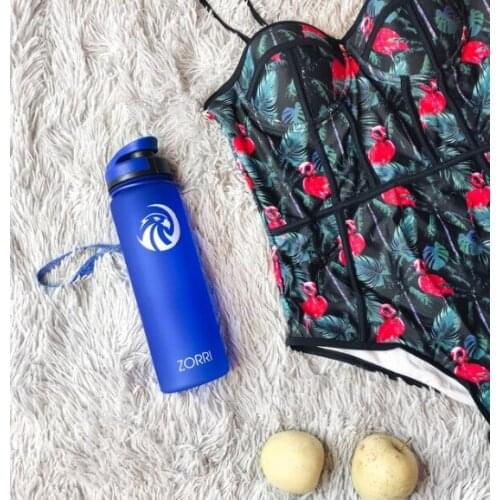 ZORRI Bottle of Water Shaker Protein Sports Water Bottle Tourism Camping Outdoor Cycling Leak Proof Health Water+Bottles