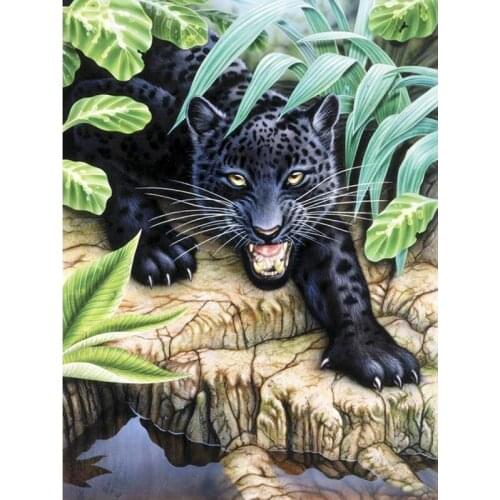 5D DIY Diamond Painting Full Diamond Mosaic Lion Diamond Embroidery Cross Stitch Resin Drill animal Wall Stickers