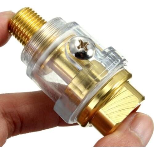 Car 1/4 Inch NPT In-Line Oiler Lubricator Pneumatic Tool And Air Tool Compressor Pipe Hose Oiler Automatic Oiling With Filter