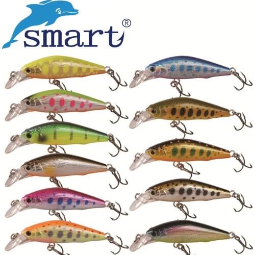 Smart Minnow Lure 42mm 3.66g Sinking(Tungsten Ball) Plastic Hard Bait Iscas Artificial Pesca Leurre Peche Fishing Wobblers
