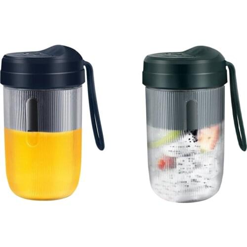 EAS-350Ml Electric Fruit Juicer Cup Portable Handheld Smoothie Maker Blenders Mixer USB Rechargeable for Home Travel