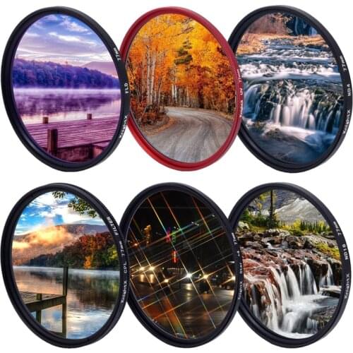 KnightX FLD UV CPL ND Star Filter Camera Lens Filter For canon nikon 49mm 52mm 55mm 58mm 62mm 67mm 72mm 77mm dslr photography
