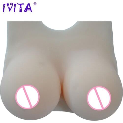 IVITA 6000g Realistic Silicone Breast Forms Fake Boobs For Crossdresser Silicone Breasts Transgender Drag Queen Shemale Cosplay