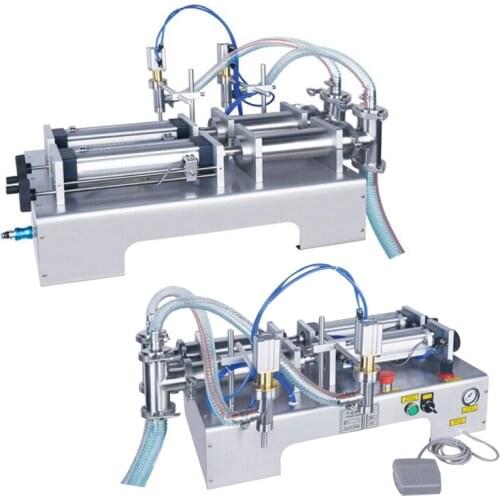 Double Head Weighing Filling Machine Lubricating Oil Cooking Oil Automatic Desktop Liquid Dispensing Machine Tool Equipment