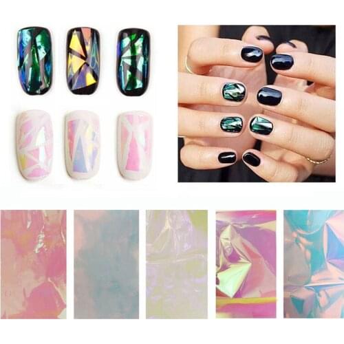 Misscheering Broken Glass For Nail Design