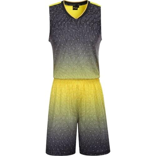 Mens Basketball Suit Summer Sports Set Competition Basketball Training Suit for Men DIY Name Number
