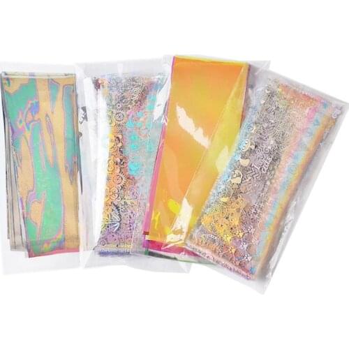 10pc Starry Sticker DIY Glitter Glow Sticker Adhesive Nail Beauty Manicure Jewelry Making Print Charms Epoxy Resin Fillinng Tool