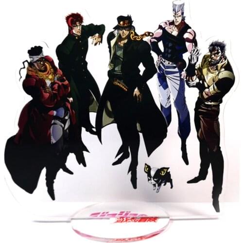 Jojos Bizarre Adventure Jotaro Kakyoin Polnareff Joseph Avdol Iggy GM acrylic stand figure model plate holder cake topper anime