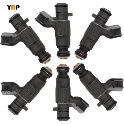 NEW FUEL INJECTOR (6) FOR FITBuick Statue of lu lacrosse 3.0L 2.5L V6 0280156287 1998-2014