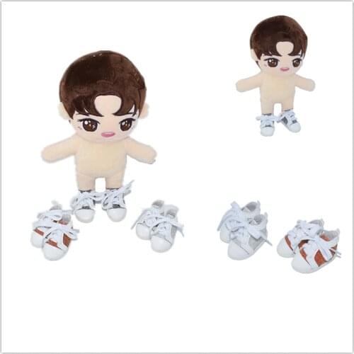 New 20cm Cotton Mary Jane Shoes Leisure Sports Doll Accessories Star Doll 5cm Mary Jane Shoes Support Customization