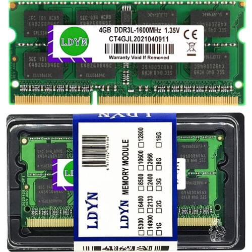 DDR3L RAM 2GB 4GB 8GB 1333Mhz 1600Mhz 1866mhz PC3-12800S Laptop Computer Memory Modul PC3-10600S 1.35V SODIMM notebook ram ddr3