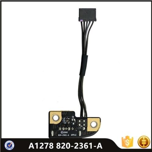 Original Power Board for Apple MacBook Unibody 13" A1278 Late 2008 DC Power Jack Board 820-2361-A MB467LL/A Used