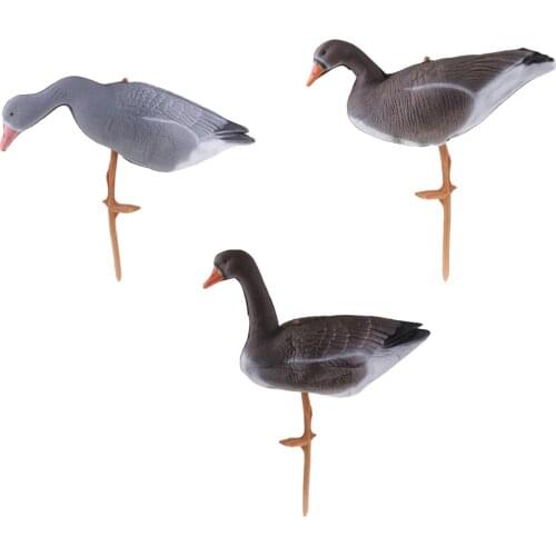 Lifelike Full Body Goose Hunting Shooting Decoys Lawn Ornament Pond Garden Decoration Hunter Greenhand Gears