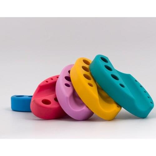 5Pcs Silicone Tattoo Pigment Ink Cup Tattoo Machine Cap Stand Holder Permanent Makeup Microblading Cup Supply