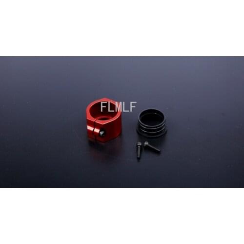 Alloy CNC Clamp of Exhaust Pipe Fit for 1/5 HPI ROVAN ROFUN KM GTB TS BAJA 5B 5T 5SC Rc Car Parts