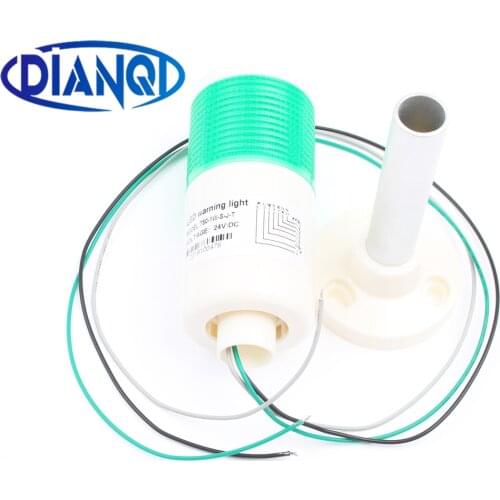 Vertical Industrial Multilayer Stack light Lamp Signal Tower Alarm caution light Flash Industrial Tower Green LED 12-24VDC