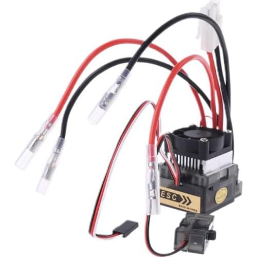 Off-Road 320A 2~4S LiPo Battery Brushed ESC Speed Controller T Plug BEC 5.6V 2A for RC 1/10 Car Truck Auto