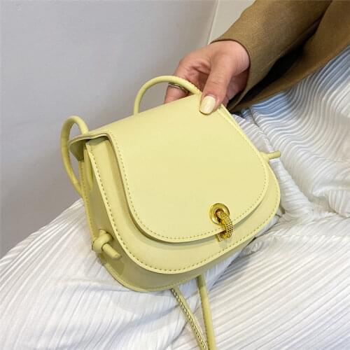 Byleelai Advanced Sense Small Bag 2021 New Fashion Summer One Shoulder Womens Leather Messenger Bag Versatile Saddle Bag