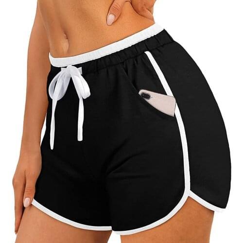 Women Casual Solid Pant Belt Elastic Waist Pant Pocket Loose Slim Short Pants Simple Outdoor Walking Short Pants Шорты Женский