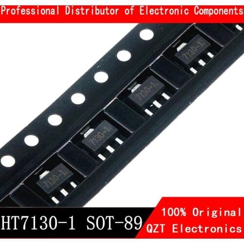 10PCS HT7130-1 SOT-89 SMD HT7130 7130 (Marking 7130-1) Low power consumption three-terminal voltage regulator