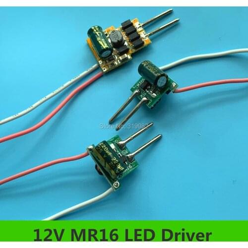 100 PCS MR16 12V 1W 3W 4W 5W 6W 7W 9W 300MA 600MA Constant current for LED needle driver high power supply lamp transformer