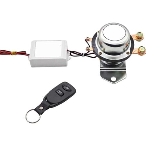 12V Car Wireless Remote Control Battery Disconnect Switch Auto Bus Yacht Battery Isolator Disconnect Relay