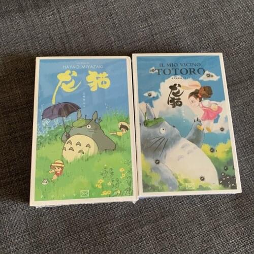 36 Sheets/Set Kawaii Totoro Postcard Greeting Card Christmas and New Year Gifts