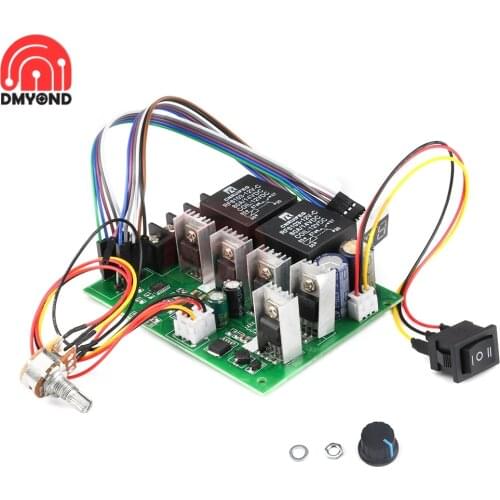 40A PWM DC Motor Speed Controller DC 10V-50V Digital Display 0~100% Linear Adjustable Drive Module Input MAX 60A 12V 24V 36V 48V