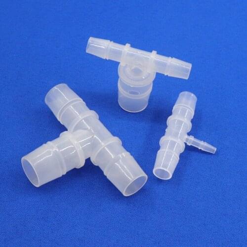 5~100pcs 20mm T-Type Tee Reducing Plastic Water Diverter Aquarium Pipe Fitting Hose Connectors Pagoda Adapter Irrigation Joints