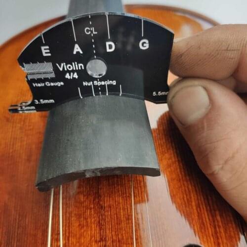 6pcs Violin Bridge Mold Template Reference for Violins Viola Cello Parts
