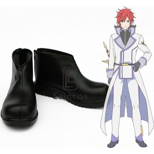 Anime Re Life in a Different World from Zero Reinhard Van Astrea Short Boots Cosplay Halloween Party Shoes Custom Made