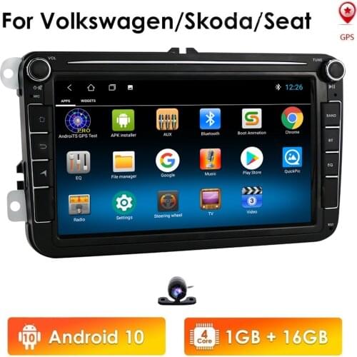 7" DSP WIFI Android 9.0 Car radio GPS Navigation for VW Skoda Octavia golf 5 6 touran passat B6 jetta polo tiguan RDS Automotivo