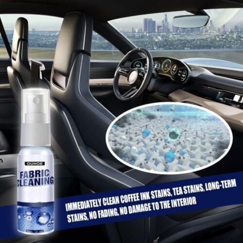 Car Interior Cleaning Agent Ceiling Cleaner Leather Flannel Woven Fabric Water-free Cleaning Agent Auto Roof Dash Cleaning Tool
