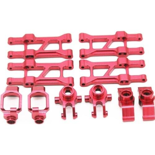 For BG1506 BG1507 BG1508 BG1513 BG1518 1/12 RC Car Metal Upgrade Accessories Set Steering Cup Arm DIY Parts Kit