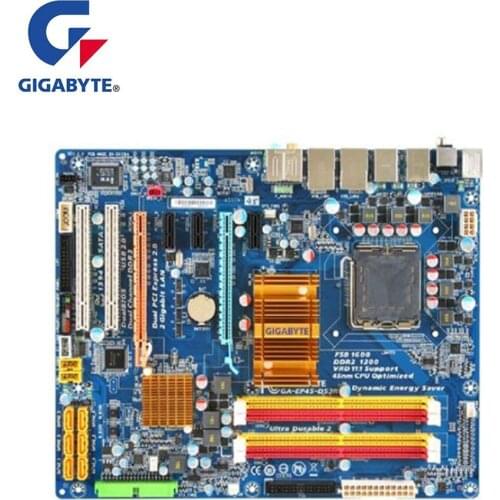 For Gigabyte GA-EP45-DS3R EP45-DS3R Motherboard LGA 775 For Intel P45 Used Desktop Mainboard USB2.0 SATA2