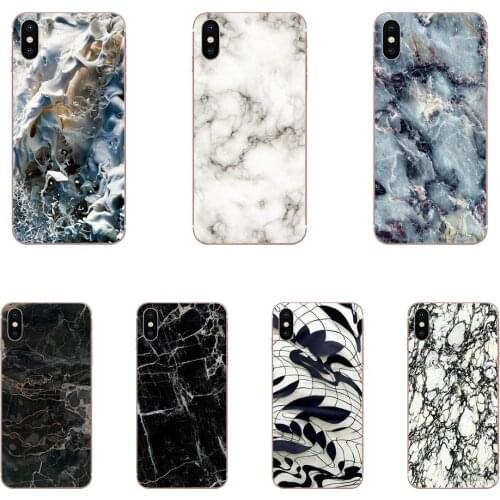 For HTC U11 Life Capa U11 Plus U 11 U12 Life TPU Mobile Cases Covers Fashion Black Marble Stone
