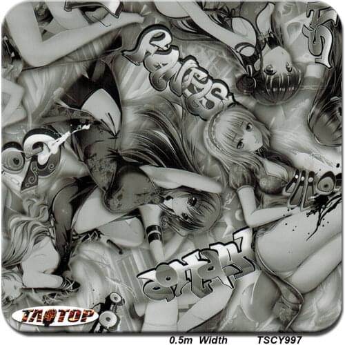 ITAATOP TSCY997 0.5m*2m hydro dipping Cartoon pattern water transfer printing film hydrographic film