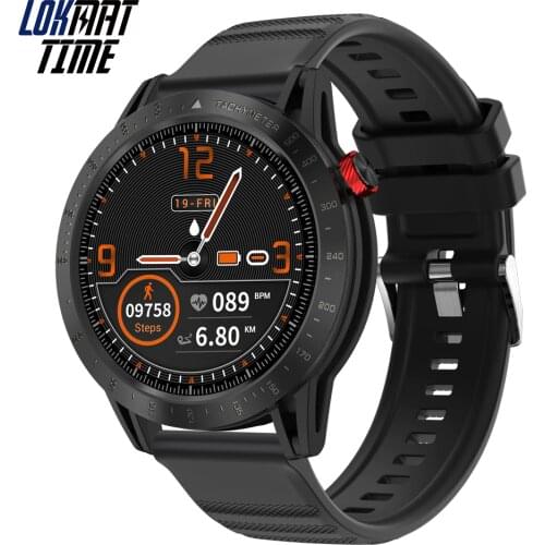 Lokmat Time Sports Smart Watch Full Touch Comet Waterproof Fitness Tracker Watch Band Clock HR BP Monitor Call Message Reminder