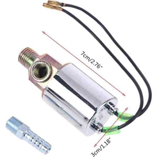 X7AE 1/4" Car Metal Train Air Horn Electric Solenoid Valve DC 12V