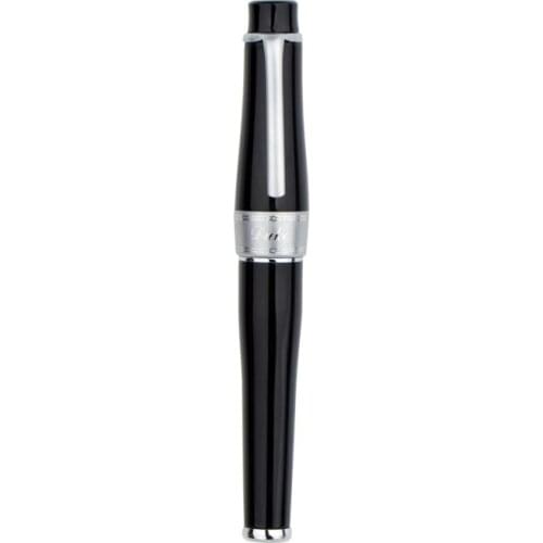 DUKE 2009 Chaplin iridium FOUNTAIN pen business pure black pen, mens writing pen