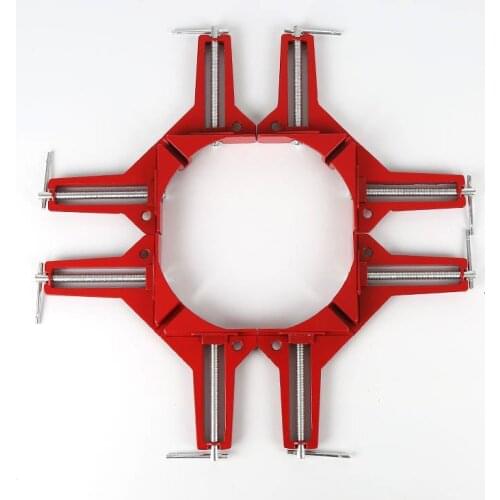 Pack of 4 multifunctional 90 degree angle clamp right angle woodworking frame clamp DIY glass