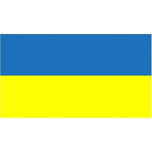 6.5*11.5 CM Ukraine Car Decal Waterproof Stickers