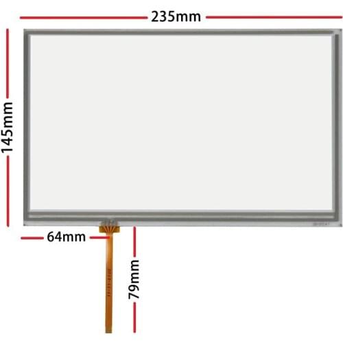 New 10.2 inch is suitable for TPC1071GI industrial computer touch screen computer screen outer screen touch pad 235*145mm