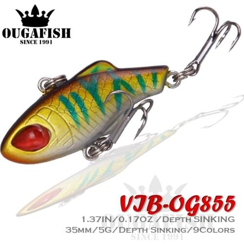 2021 New Small Vibrator For Pike Fishing Lure Sinking Water Weights 5g Slow Trolling Isca Artificial Pesca Baits Double Hooks