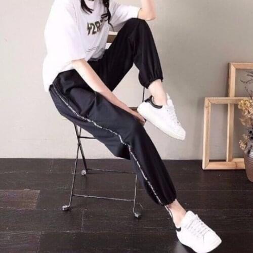 New Women Cargo Pants Summer Harem Pants Fashion Punk Pockets Jogger Trousers Harajuku Elastics High Waist Streetwear Pants