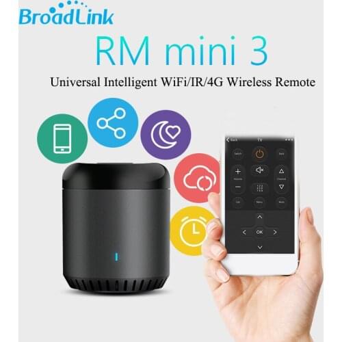 Original RM Mini3 Universal Intelligent WiFi/IR/4G Wireless Remote Controller Via For IOS Android Smart Home Automation