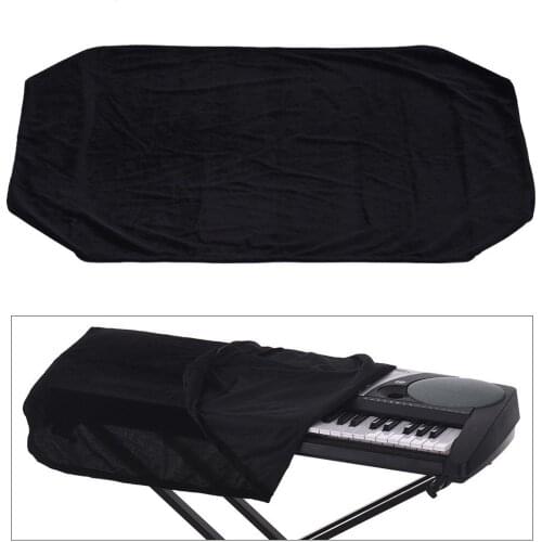 Simple 61/76 Key Electronic Piano Keyboard Black Soft Cloth Washable Dustproof Protective Cover For Multiple Models